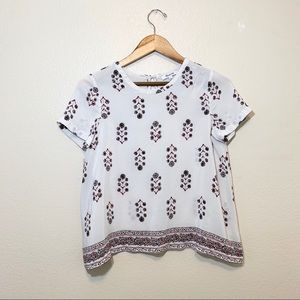 Madewell Floral Flowey Top